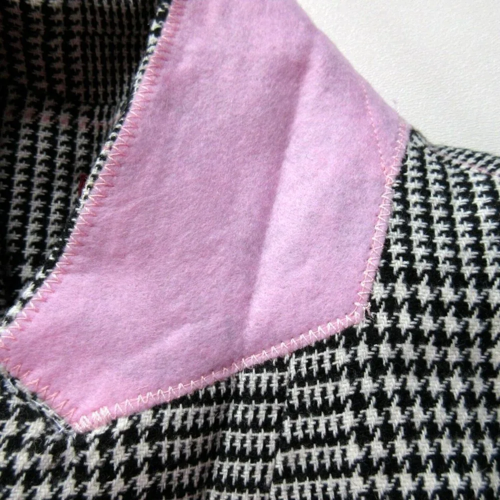 NWT J.Crew Boyfriend Blazer in Black White Plaid Italian Wool Jacket 2 $248